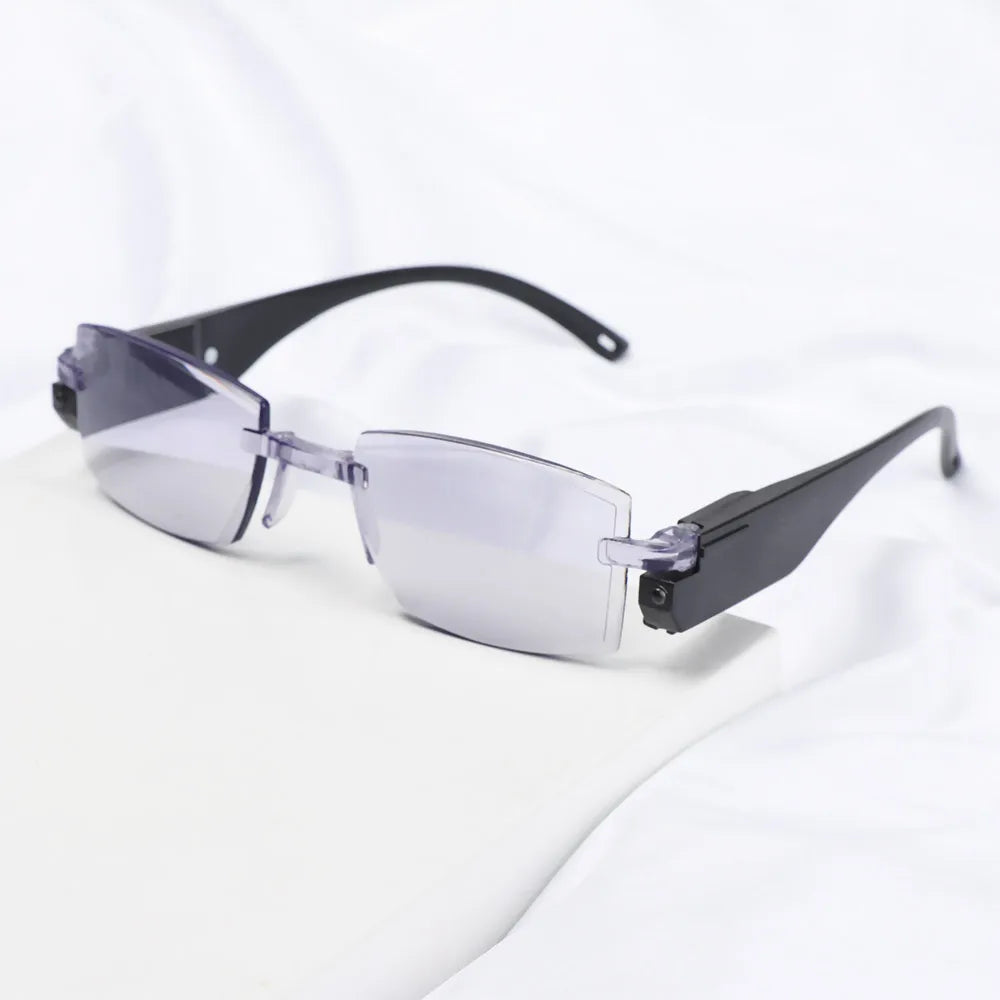 Intelligent Zoom Reading Glasses Led with Light Presbyopia Glasses Suitable for +1.0 To +3.5 Men and Women