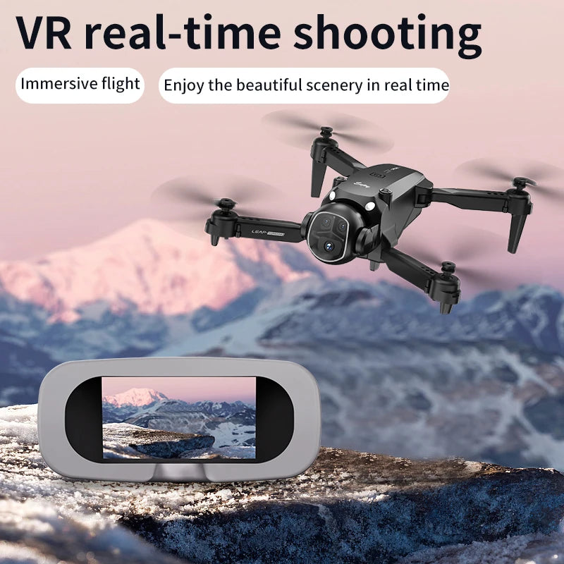 2025 Hot Sale E4 Mini Drone 4k Camera Foldable Wifi RC Quadcopter FPV Drone With HD Camera Obstacle Avoidance Aerial Photography
