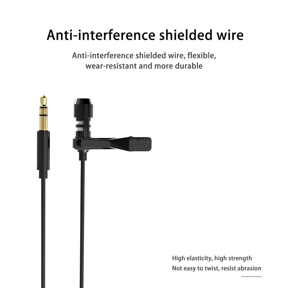 Hikity Universal portable 3.5M Mic Microphone Hands-free Microphone Speaker For Car Radio Multimedia Player