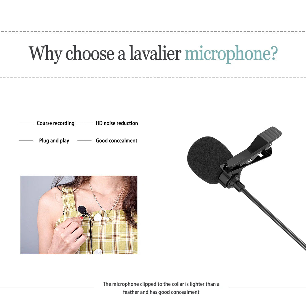 Hikity Universal portable 3.5M Mic Microphone Hands-free Microphone Speaker For Car Radio Multimedia Player