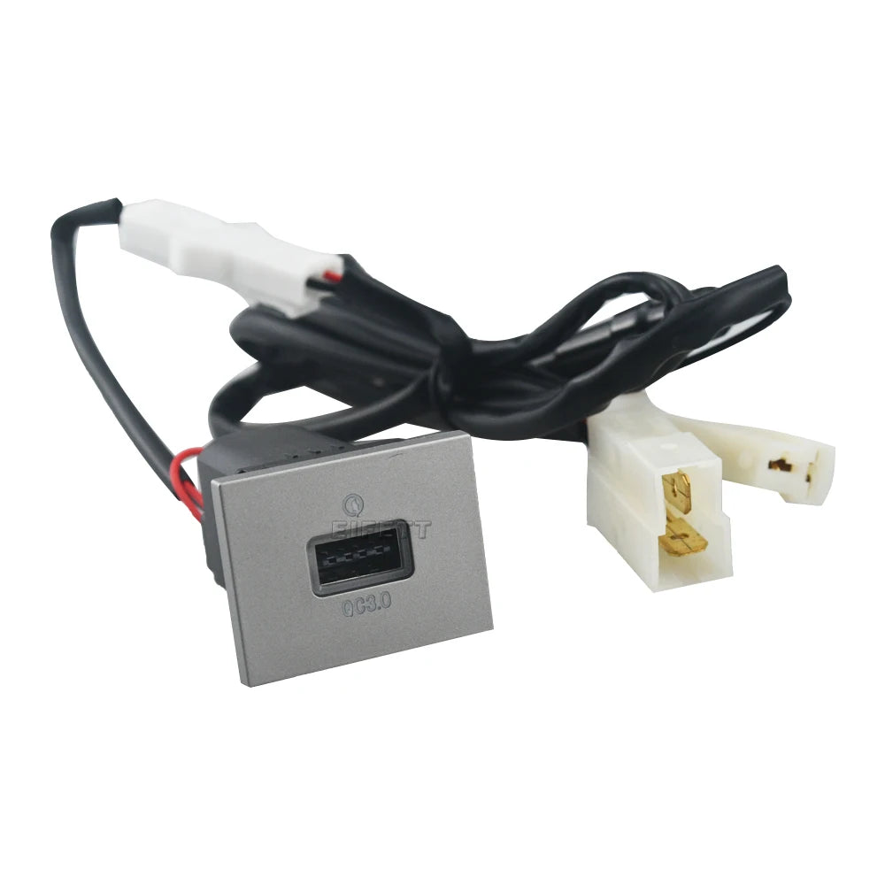 Car USB Charger Fast Charge Adapter Socket For Ford Focus 2 mk2 2009 2010 2011 Accessories