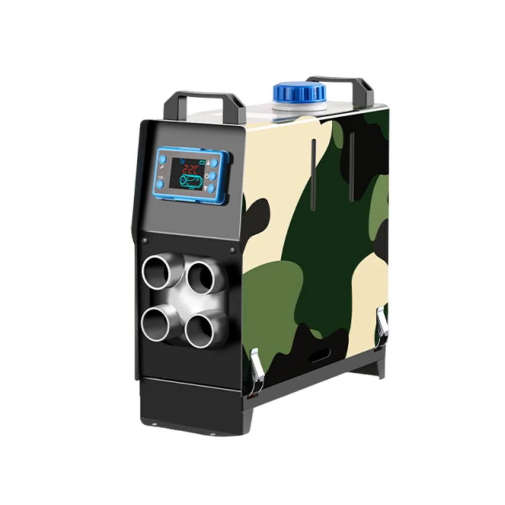 Parking Heater 12V/24V Compatible All-in-one Diesel Air Heater Suitable Winter Heating in Trucks  Cars Homes Cabins Boats Etc