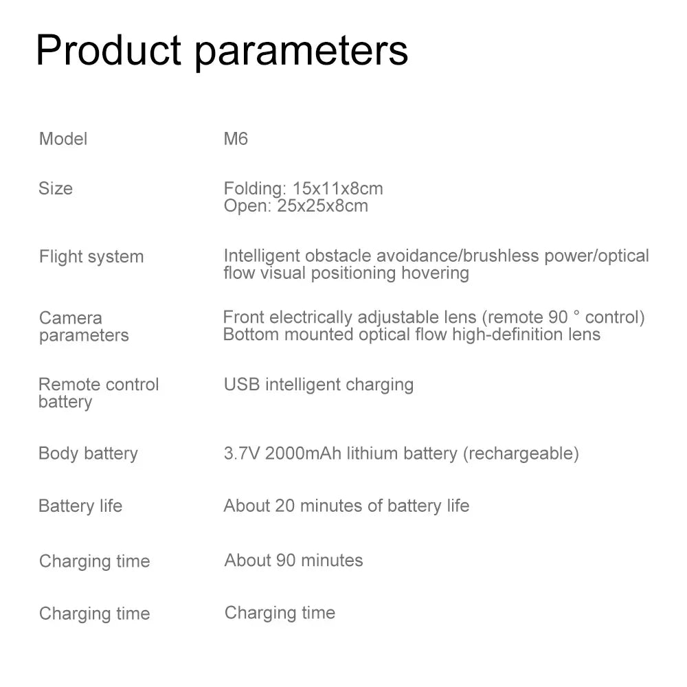 Xiaomi Mijia M6 Drone 8K Pro with 5G WIFI FPV HD Camera for Professional Aerial Shots With screen Remote control RC Quadcopter