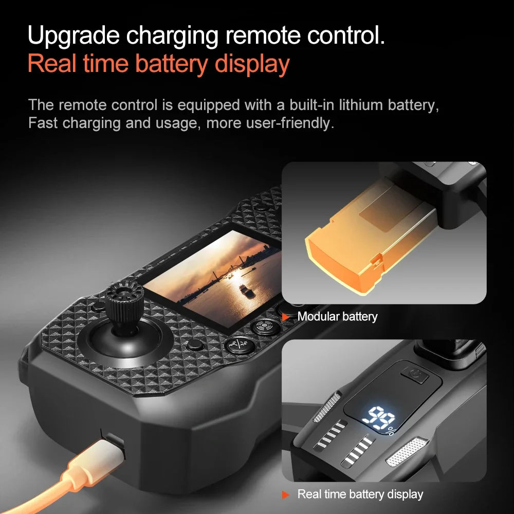 Xiaomi Mijia M6 Drone 8K Pro with 5G WIFI FPV HD Camera for Professional Aerial Shots With screen Remote control RC Quadcopter