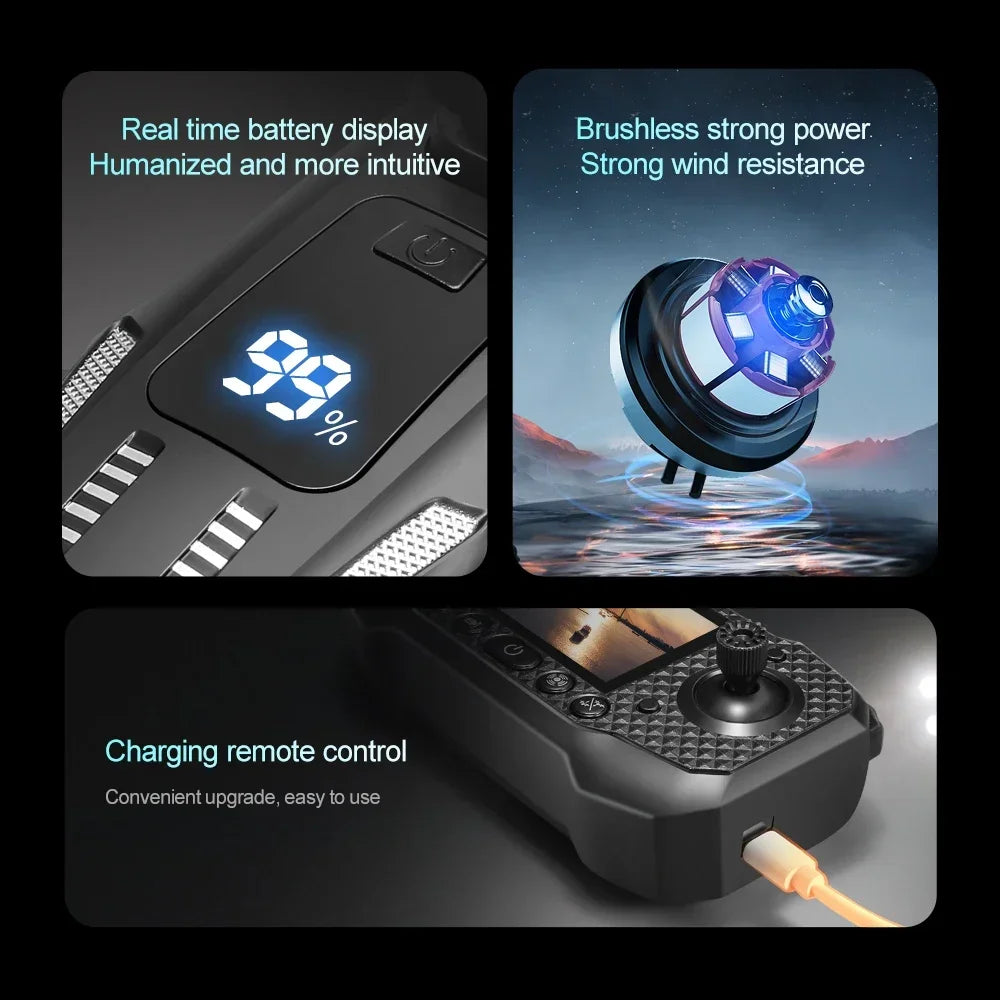 Xiaomi Mijia M6 Drone 8K Pro with 5G WIFI FPV HD Camera for Professional Aerial Shots With screen Remote control RC Quadcopter