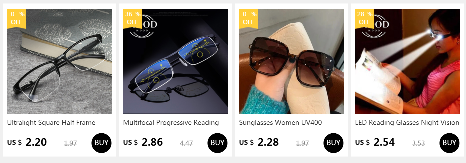 Intelligent Zoom Reading Glasses Led with Light Presbyopia Glasses Suitable for +1.0 To +3.5 Men and Women