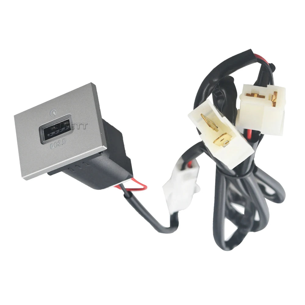 Car USB Charger Fast Charge Adapter Socket For Ford Focus 2 mk2 2009 2010 2011 Accessories