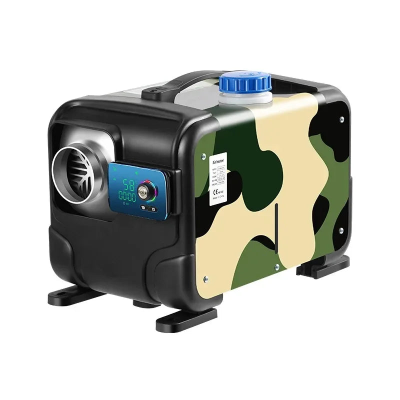 Parking Heater 12V/24V Compatible All-in-one Diesel Air Heater Suitable Winter Heating in Trucks  Cars Homes Cabins Boats Etc