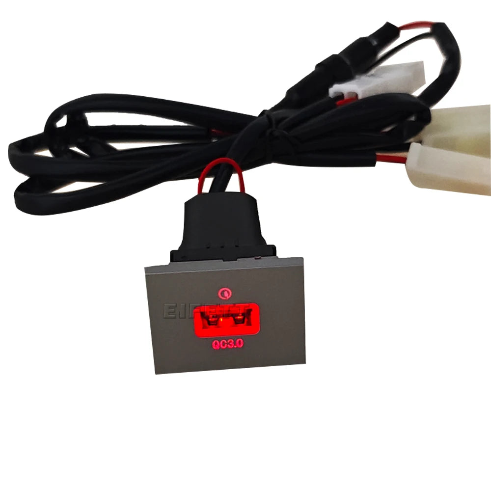 Car USB Charger Fast Charge Adapter Socket For Ford Focus 2 mk2 2009 2010 2011 Accessories