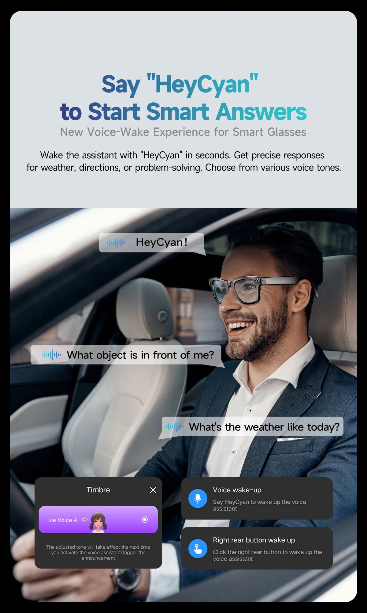 Smart AI Translation Smart Glasses Take Photos Recognizing Objects 4K Camera Bluetooth Music Call Intelligent Recording Glasses