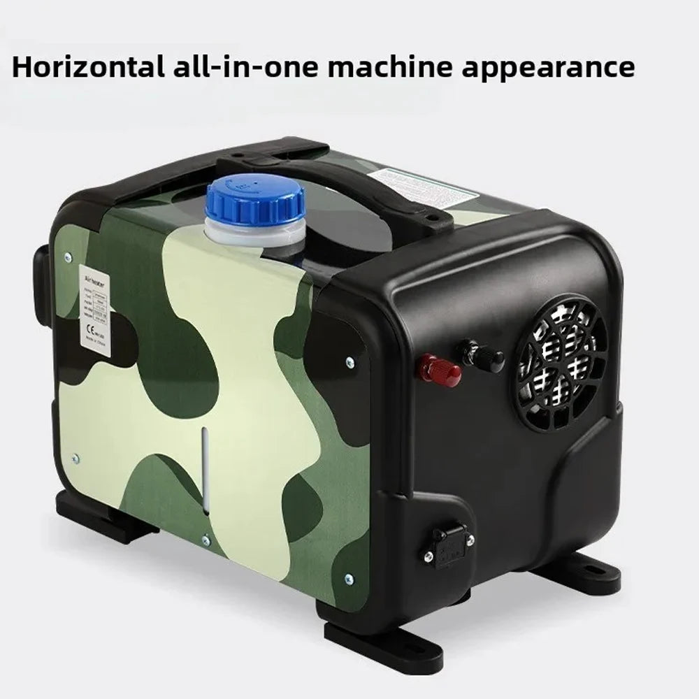 Parking Heater 12V/24V Compatible All-in-one Diesel Air Heater Suitable Winter Heating in Trucks  Cars Homes Cabins Boats Etc