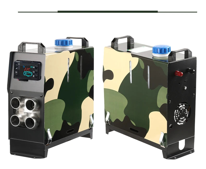 Parking Heater 12V/24V Compatible All-in-one Diesel Air Heater Suitable Winter Heating in Trucks  Cars Homes Cabins Boats Etc